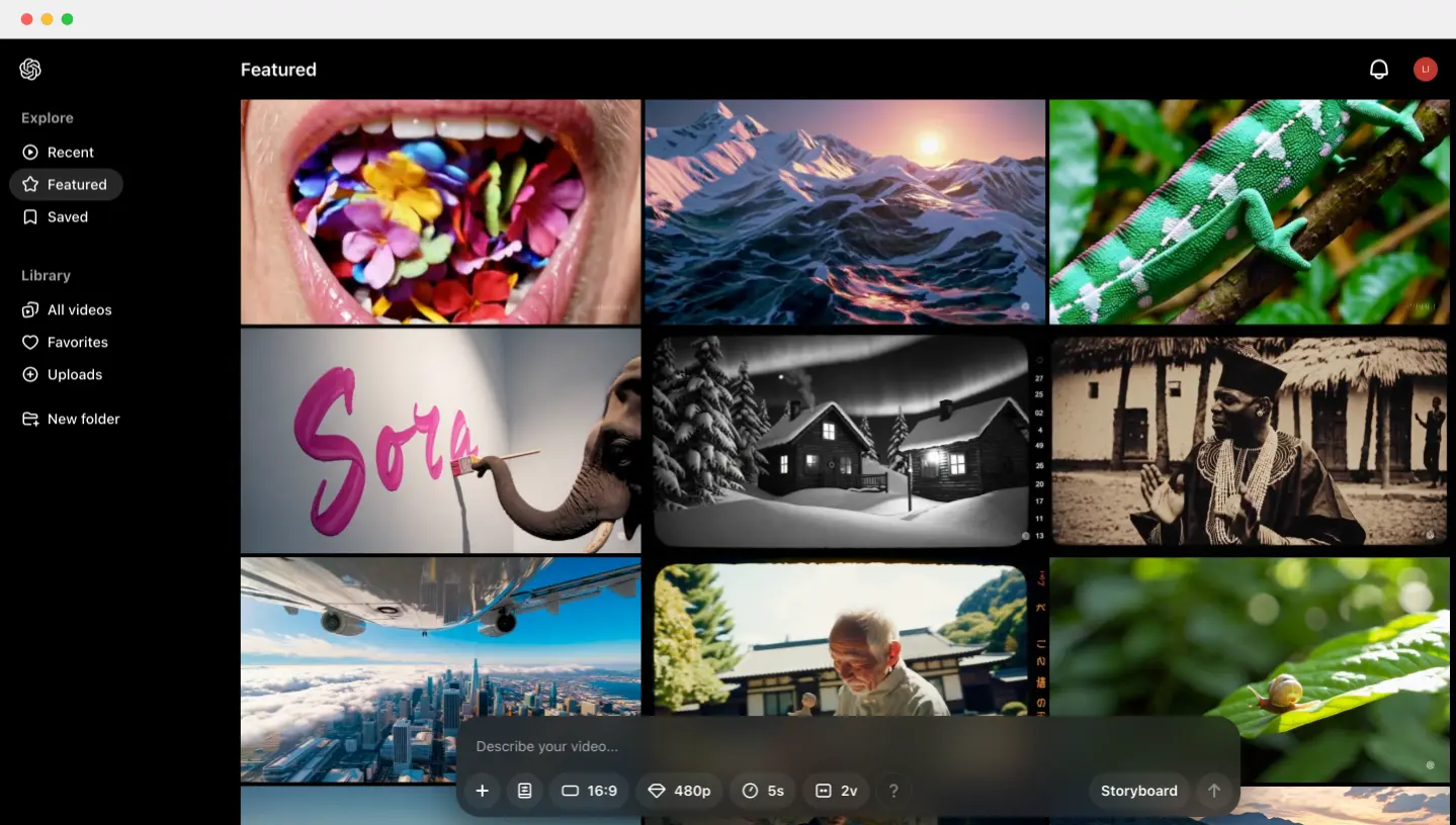 Sora-OpenAI推出的AI视频生成模型