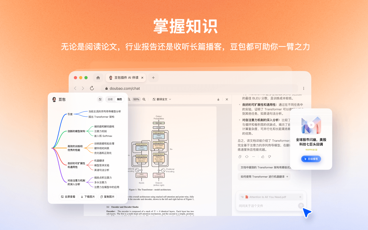 豆包插件-字节跳动推出的浏览器AI助手
