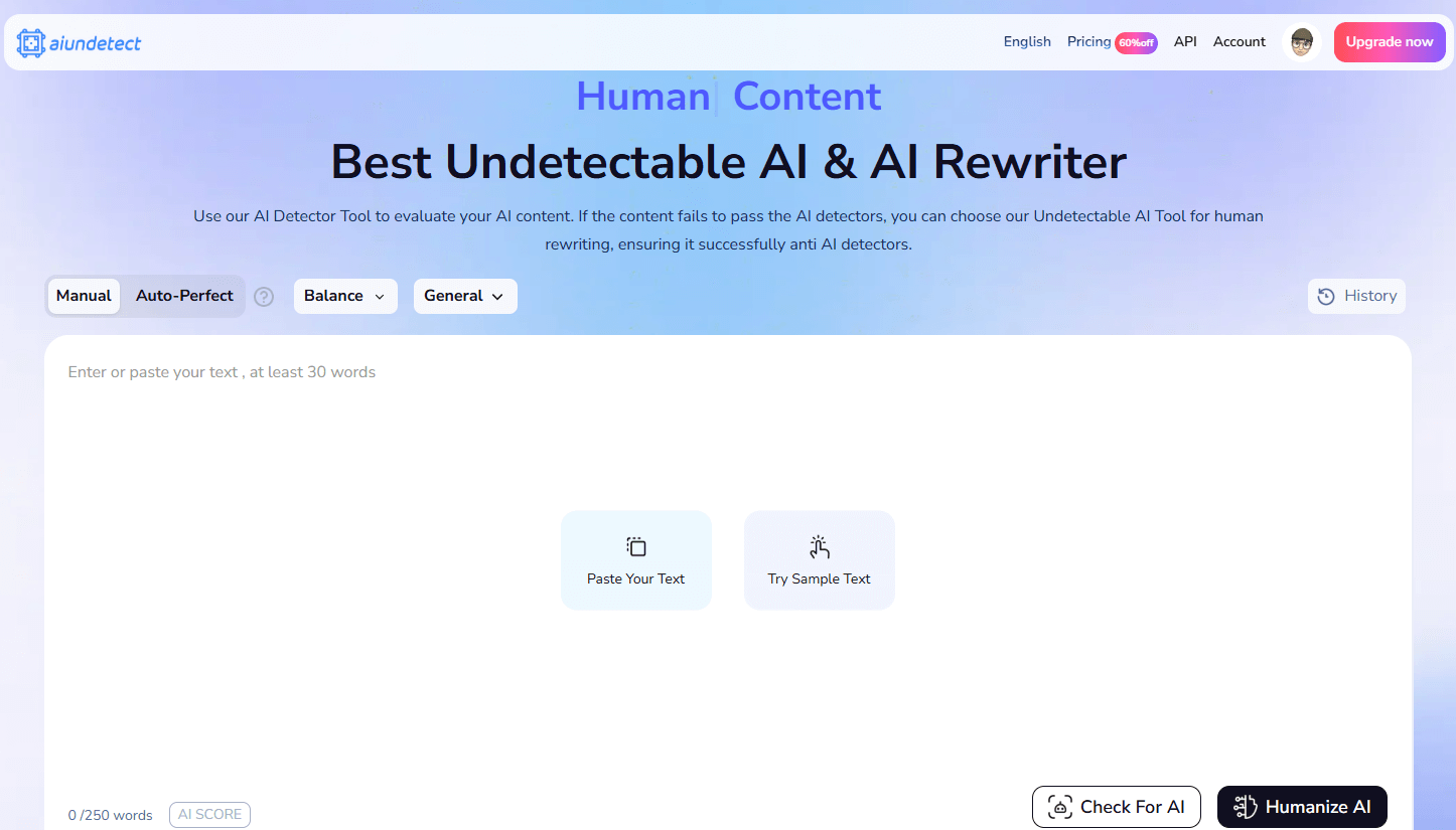 AI Undetect：智能AI内容检测与重写工具