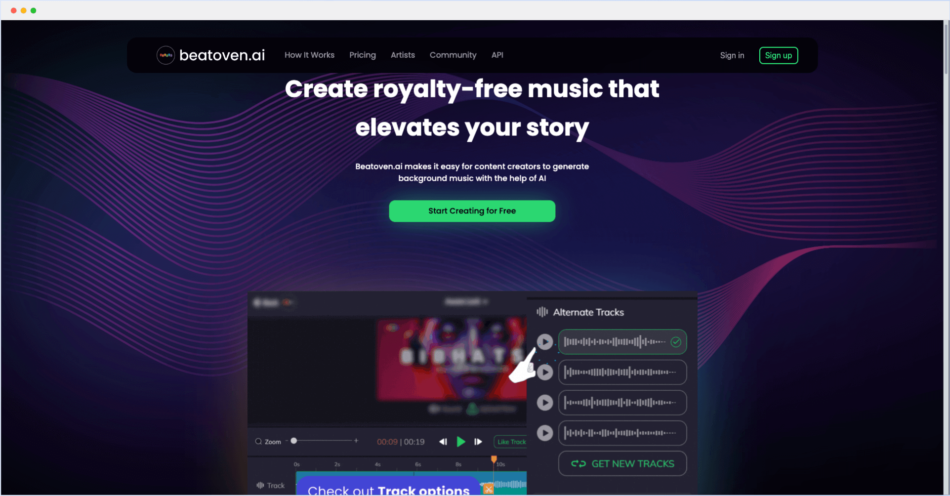 Beatoven.ai：创新的AI音乐生成器