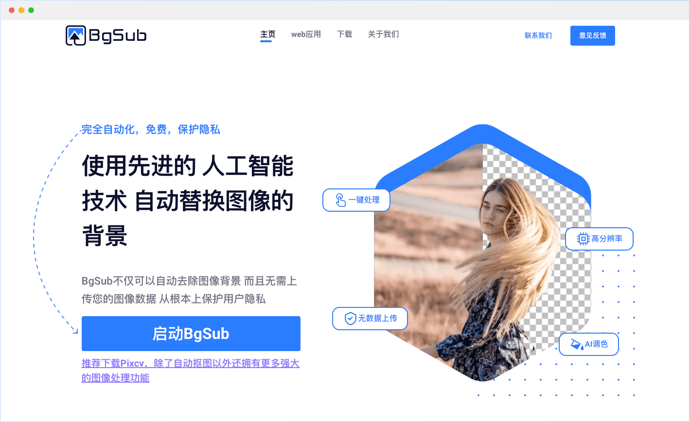 BgSub：AI驱动的图像背景替换工具