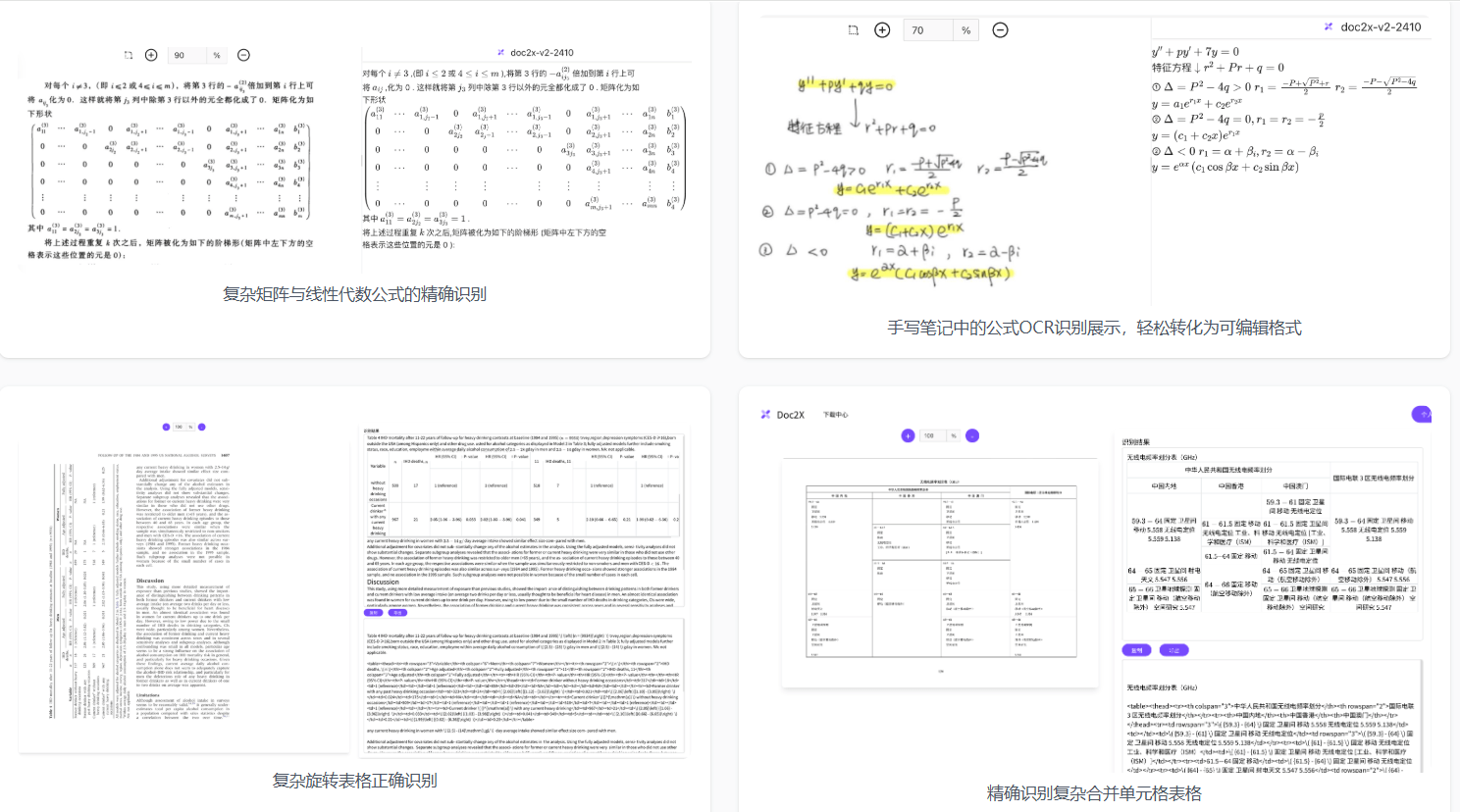 Doc2X：AI文档识别、转换与翻译工具