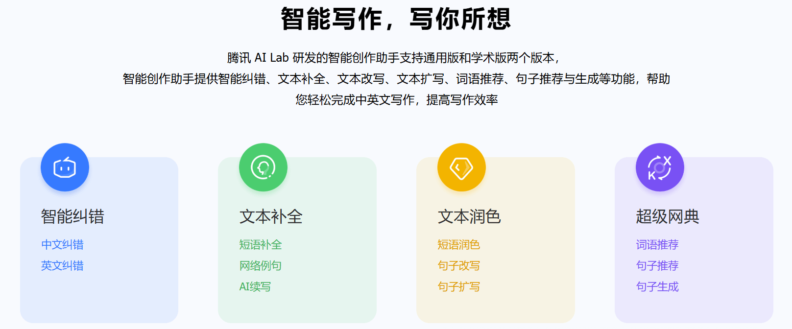 Effidit-腾讯旗下智能创作助手