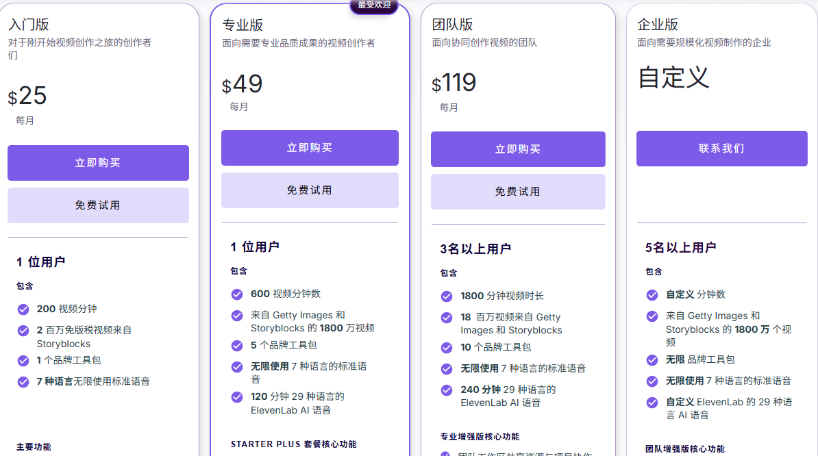 Pictory-让视频创作更简单，会写字，就能做视频
