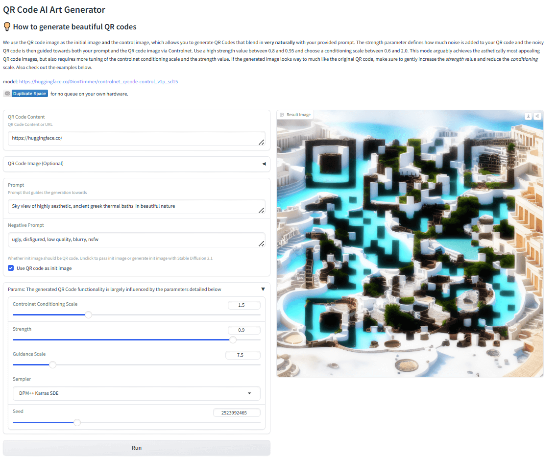 AI艺术二维码生成器