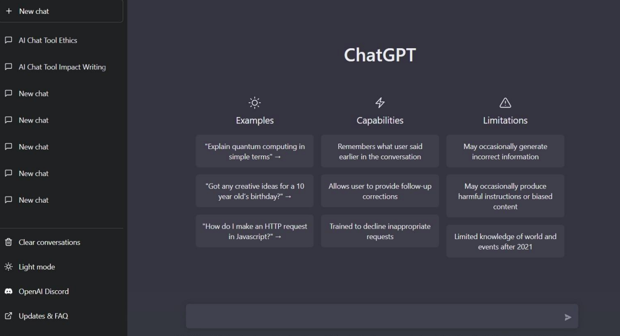 ChatGPT：OpenAI推出的智能聊天机器人