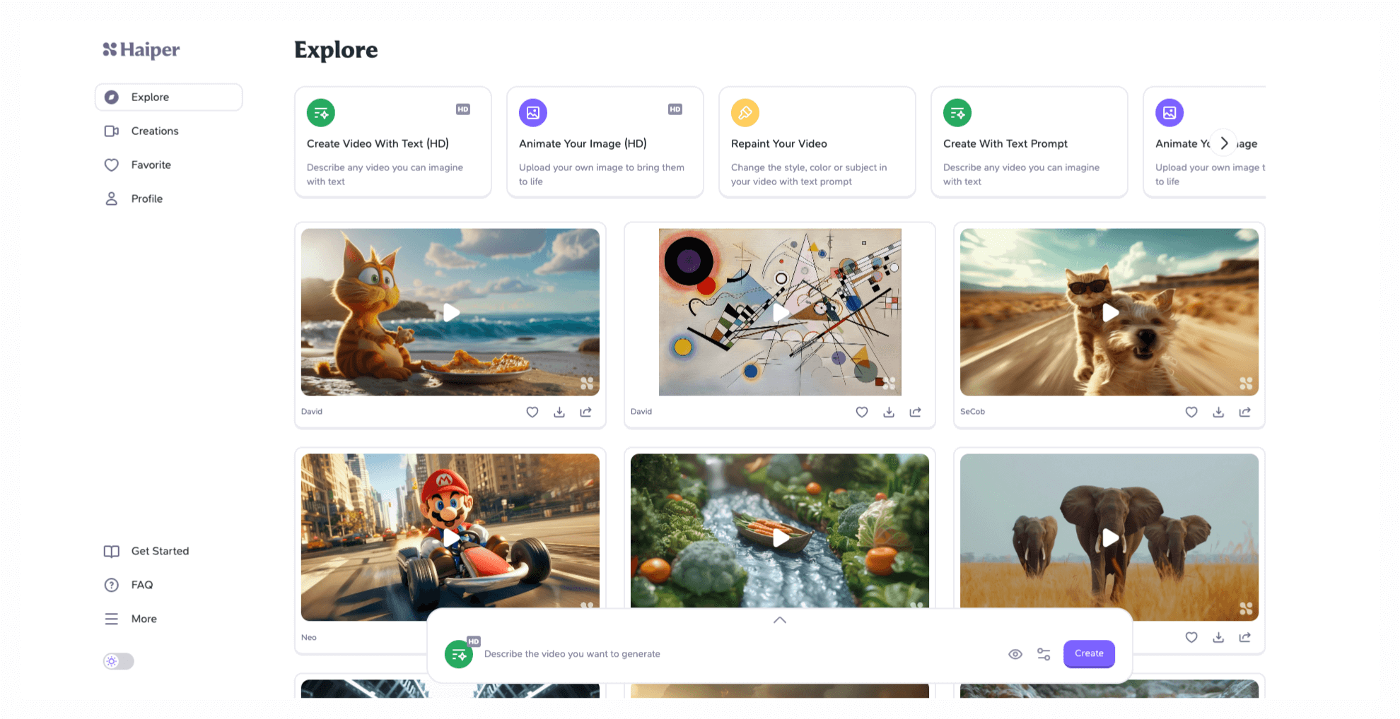 Haiper - 零门槛制作电影级视频