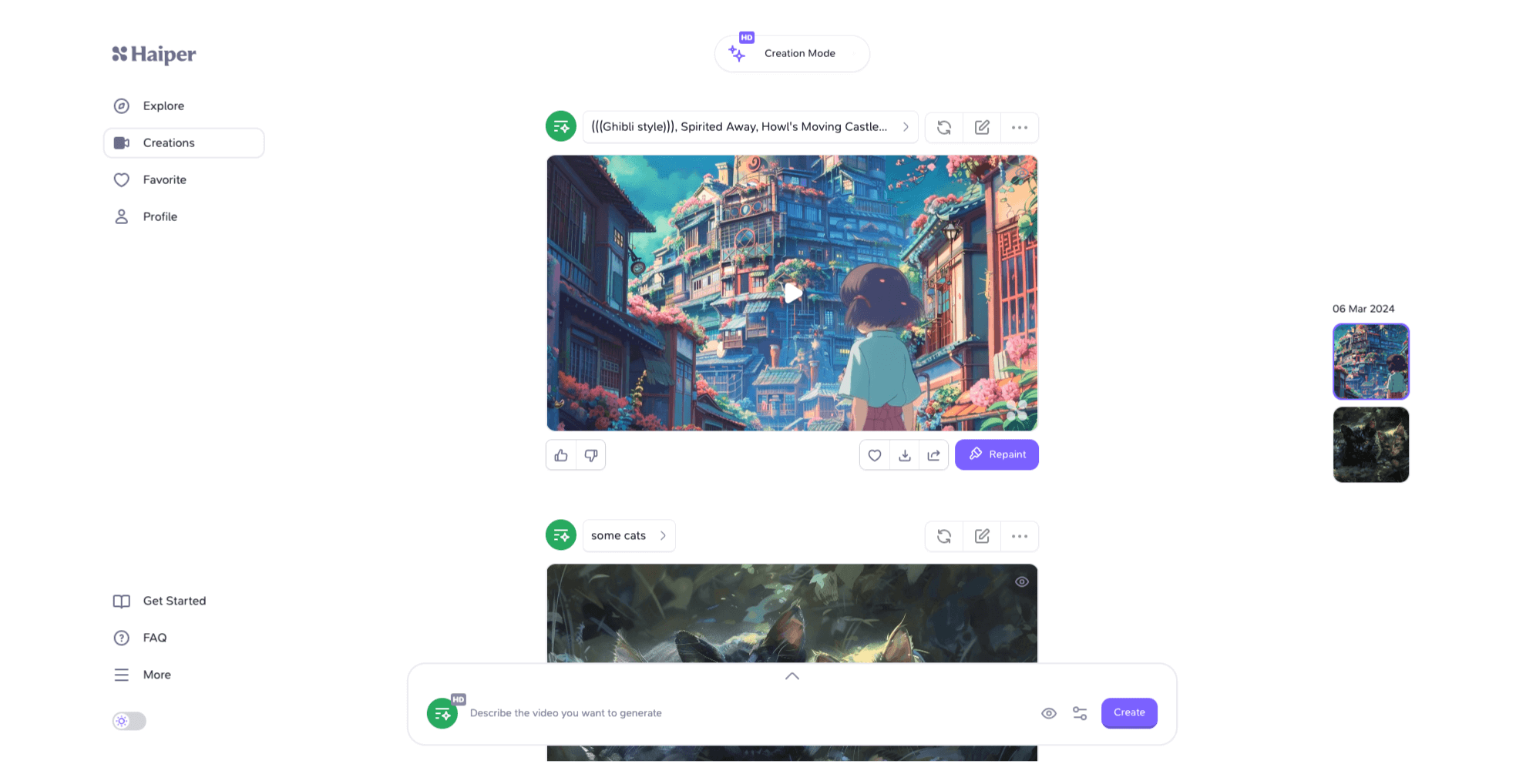 Haiper - 零门槛制作电影级视频
