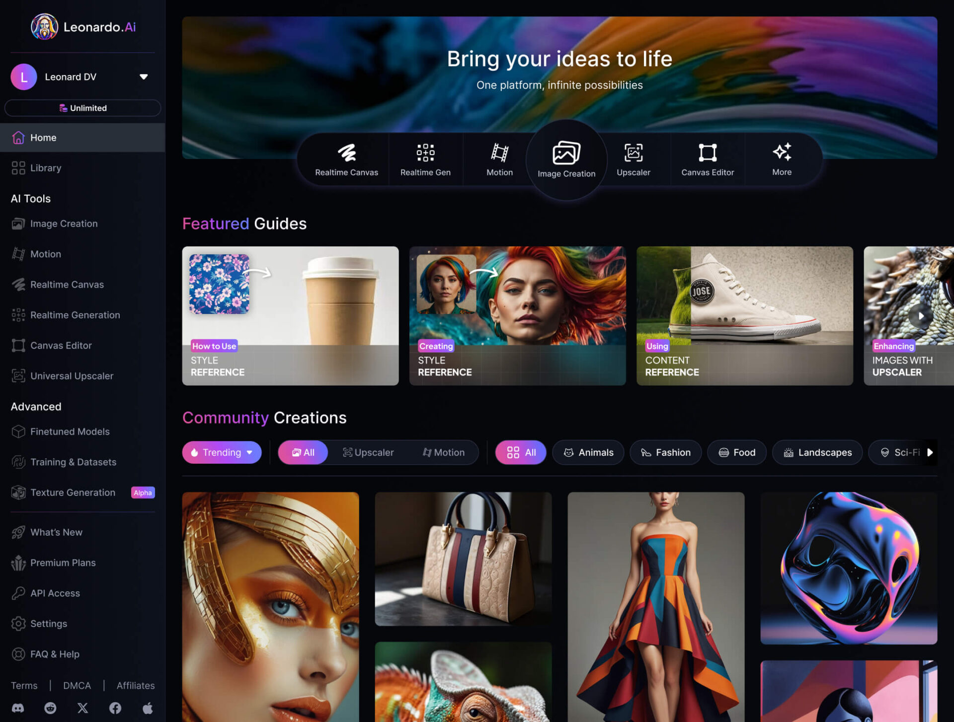 Leonardo.ai-高质量游戏资源生成平台