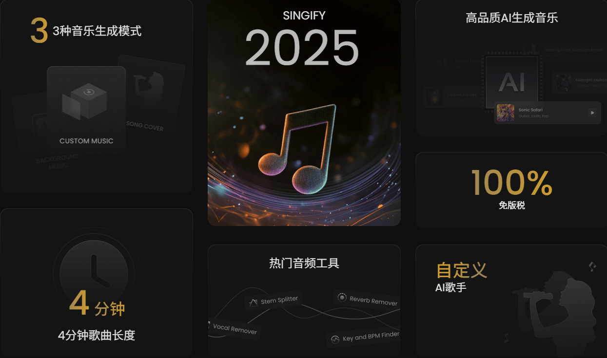 FineShare Singify-免费在线AI歌曲生成器