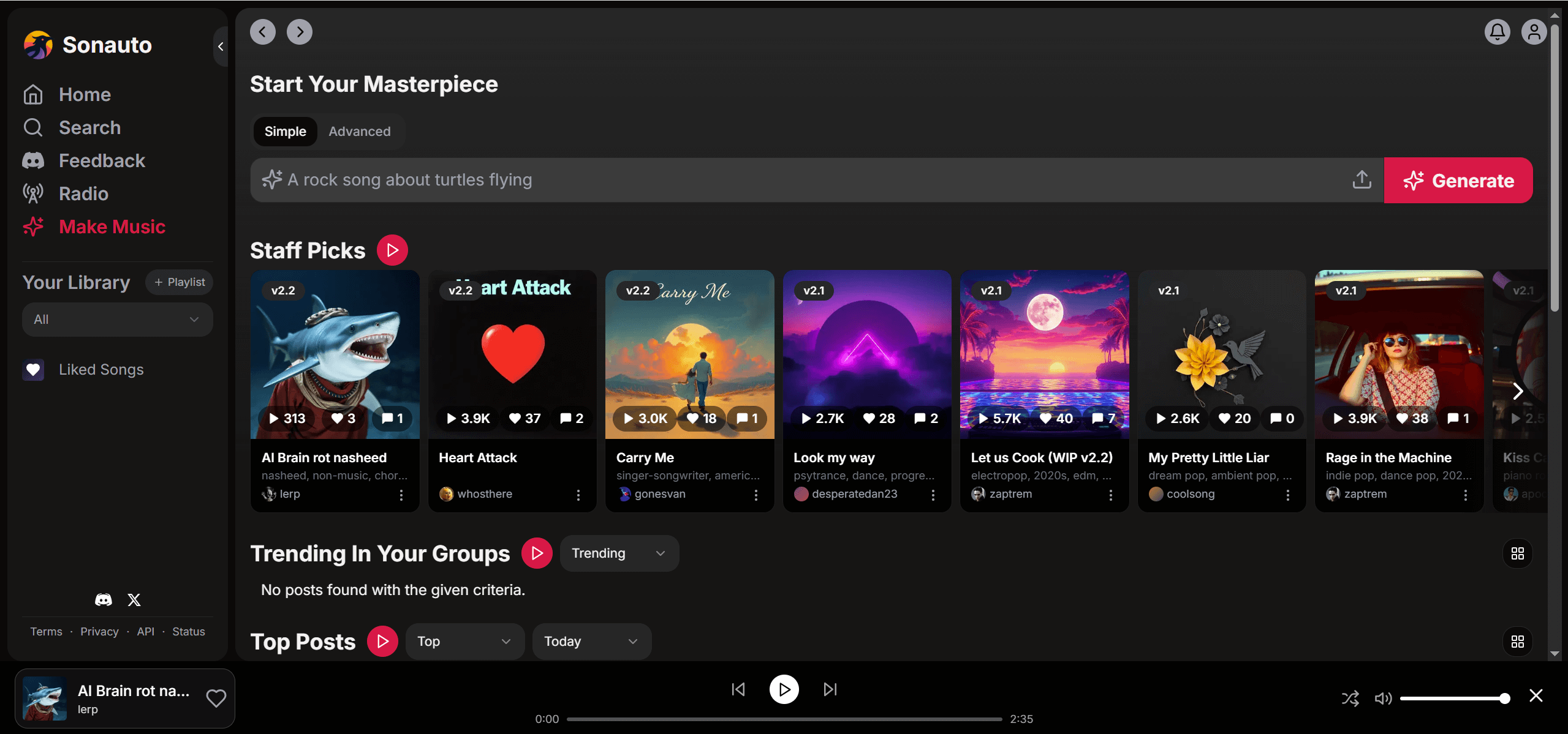 Sonauto-免费的AI音乐创作工具