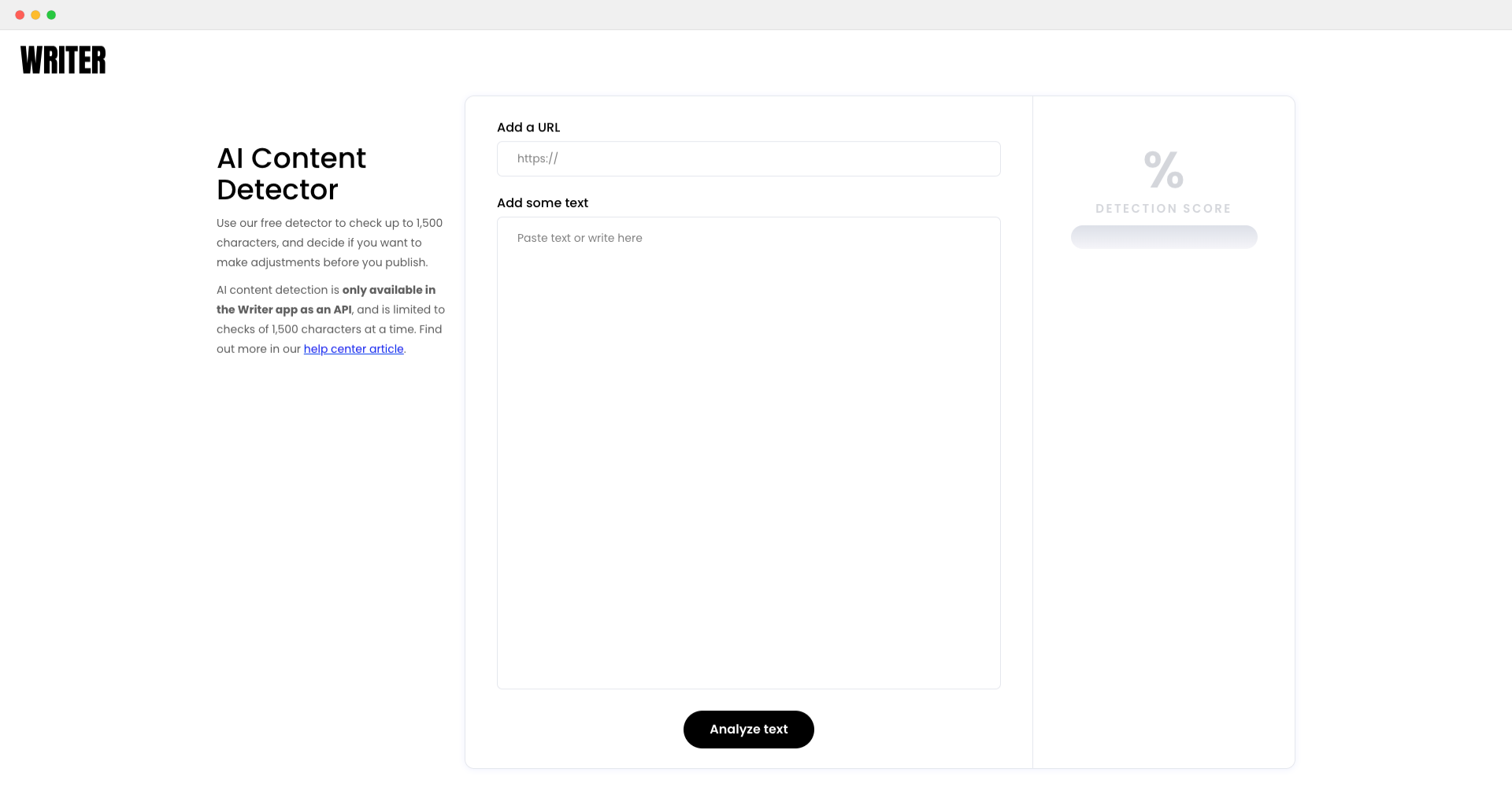 AI Content Detector-Writer推出的AI内容检测工具