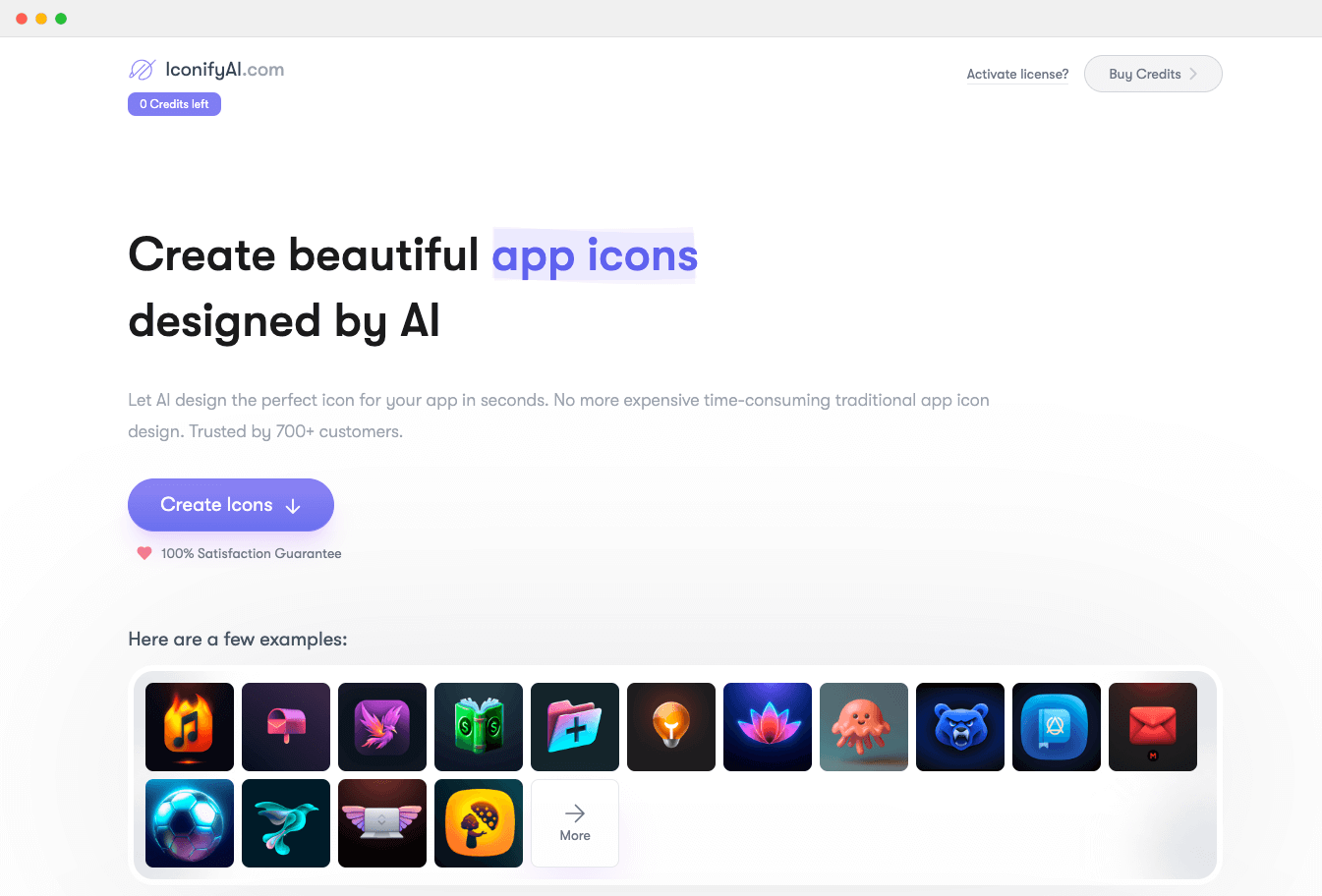 IconifyAI：AI应用图标生成器