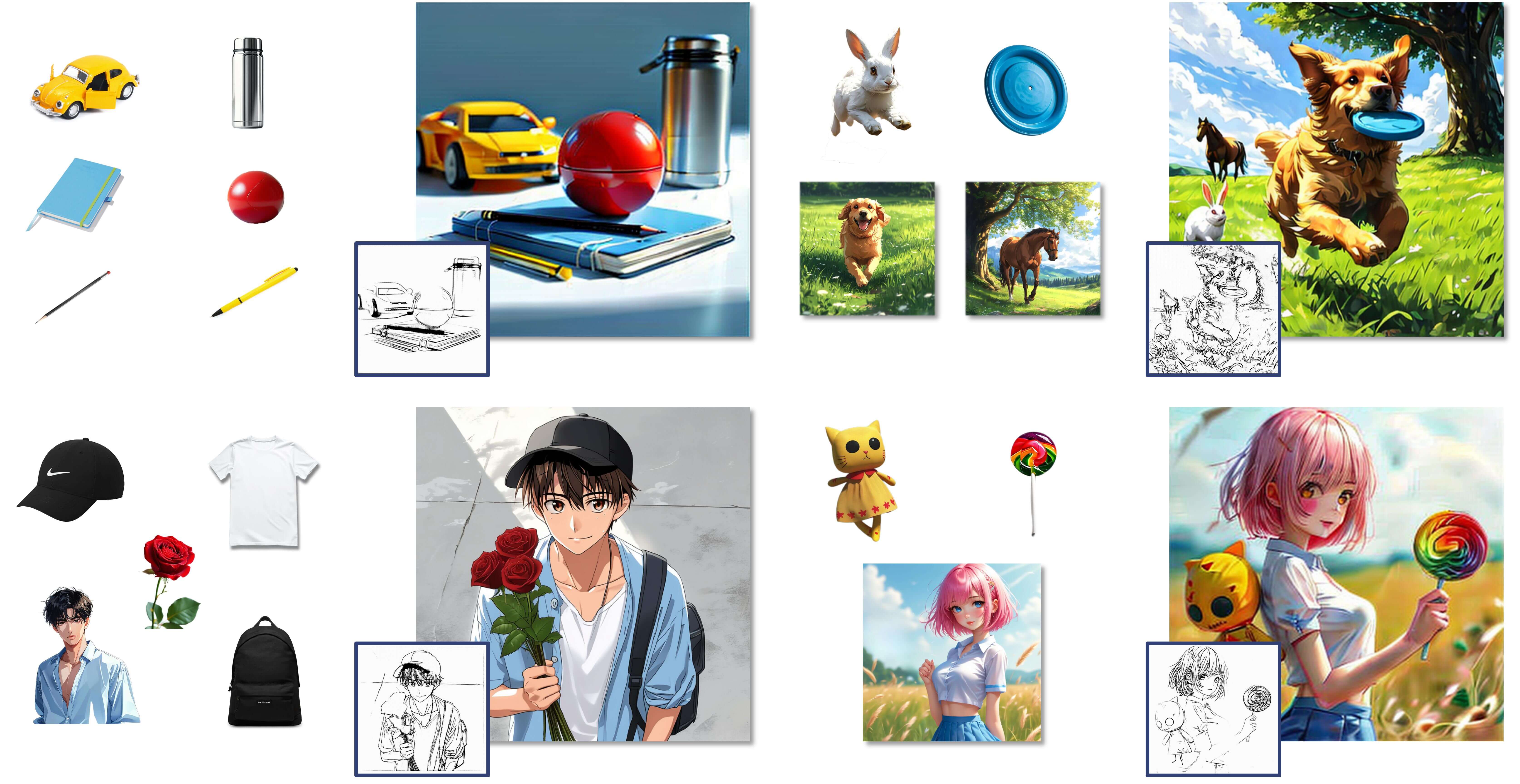 MagicColor：香港科技大学推出的多实例草图自动上色框架，给线稿上色只需3秒