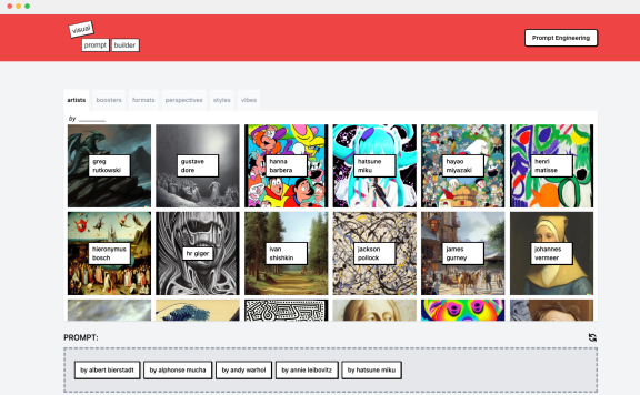 Visual Prompt Builder-拖拽式AI绘画提示词工厂