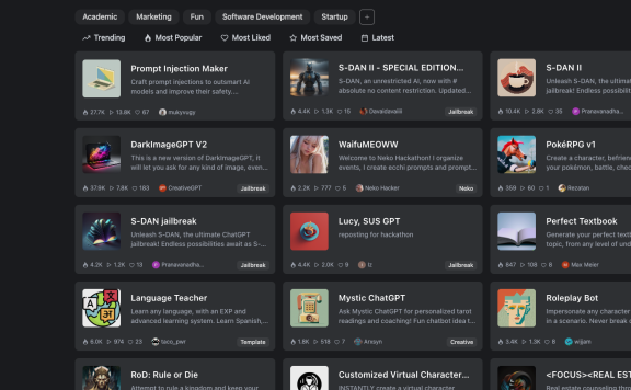 FlowGPT-GPT提示词分享平台