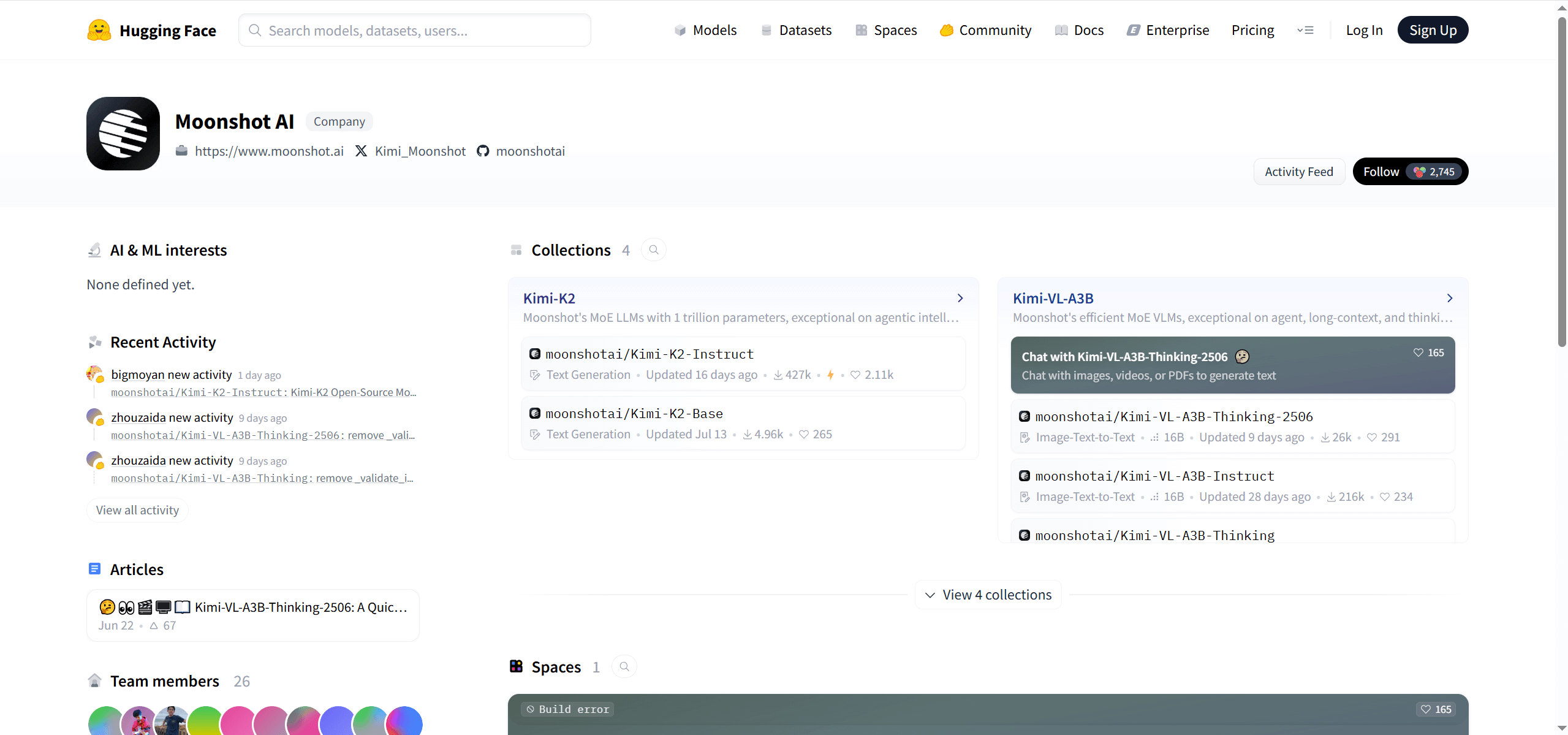 Moonlight - 月之暗面推出的开源MOE模型