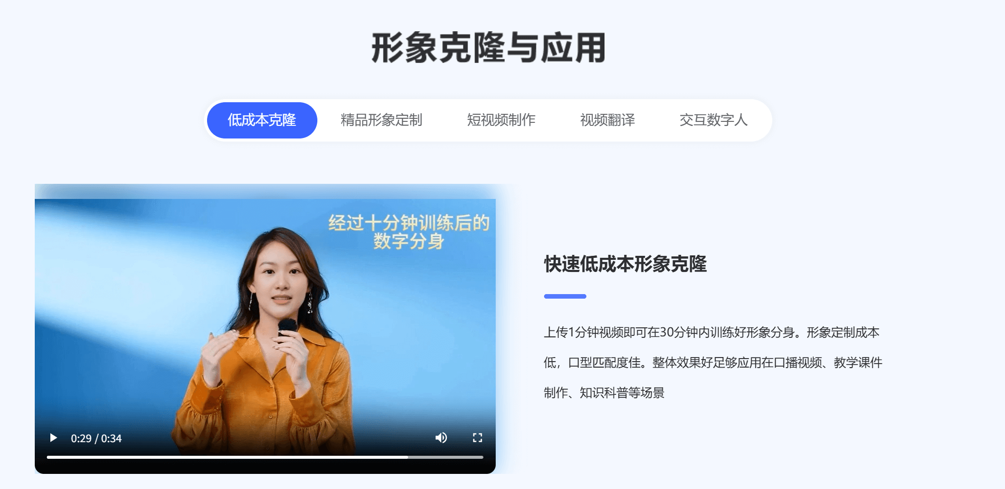 有道小采样数字人平台