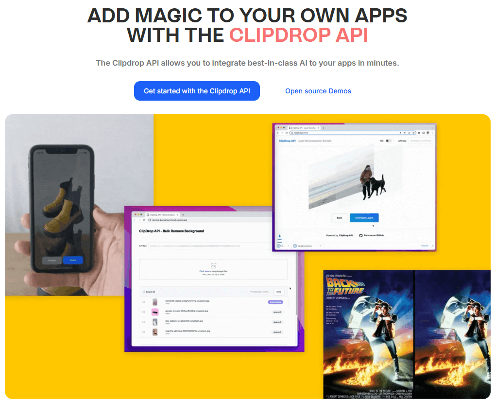 ClipDrop - Stability AI 旗下AI在线图像编辑平台