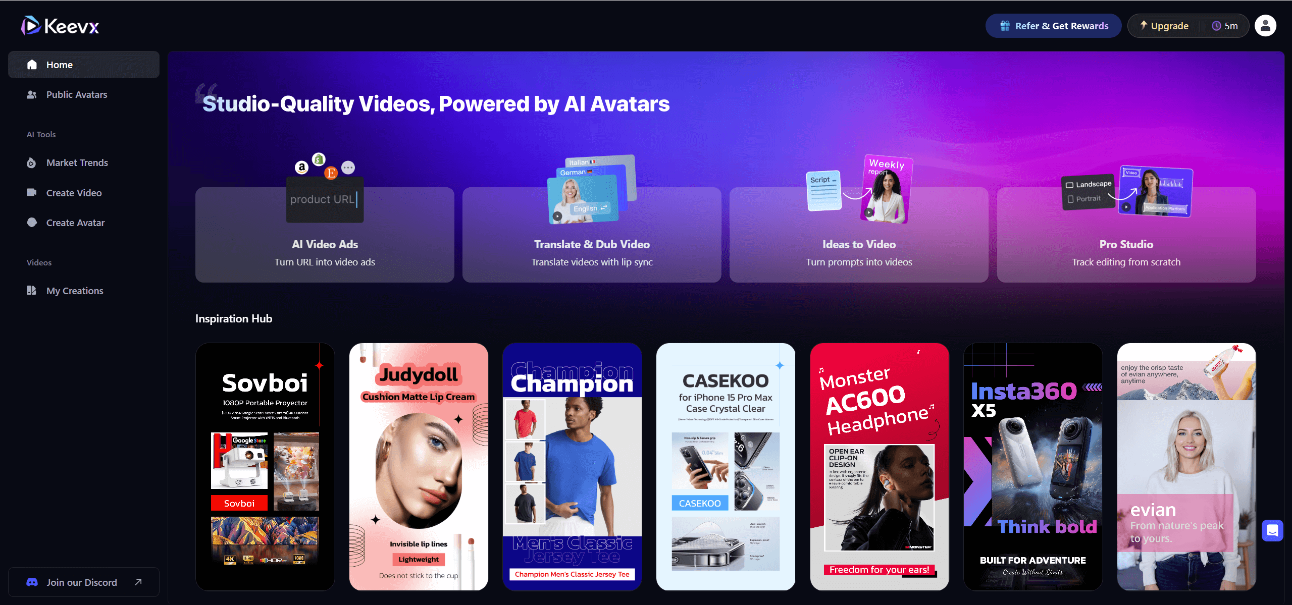 Keevx - 开箱即用的AI数字人视频创作平台