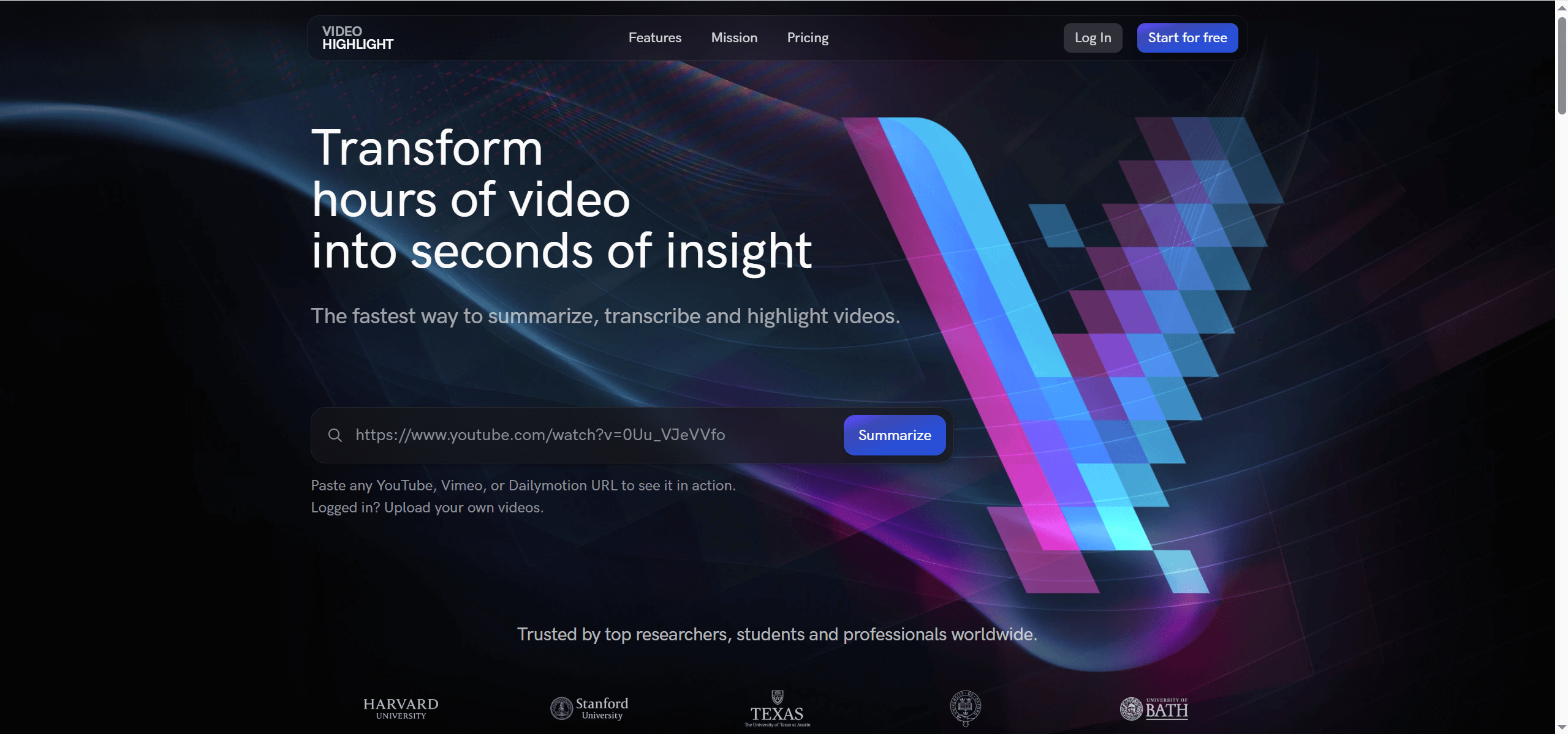Video Highlight-AI视频摘要和笔记工具