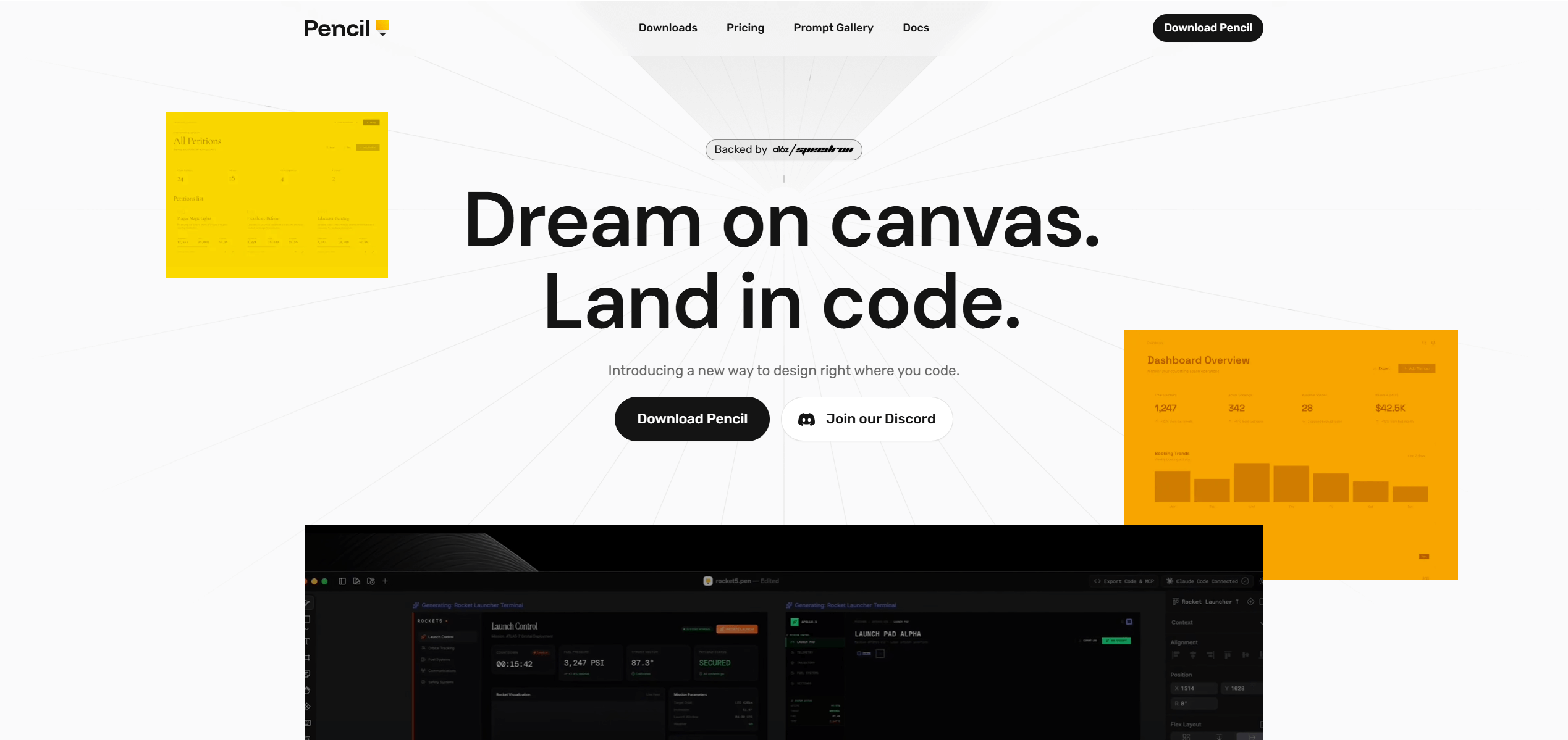 Pencil - AI 原生设计与代码一体化工具，一键生成生产级前端代码