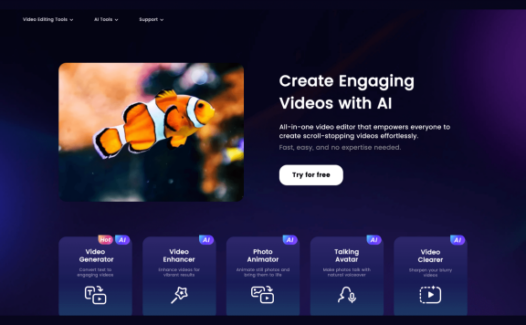 Clipfly – 一站式AI视频生成和剪辑平台
