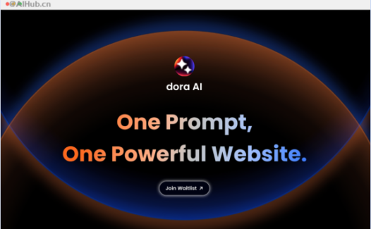 Dora AI – AI驱动的网站生成平台
