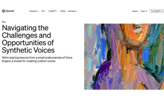Voice Engine-OpenAI开发的语音合成和声音克隆技术