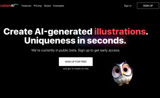 IllostrationAI:AI插图生成平台 几秒钟生成高质量插图