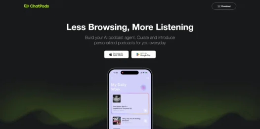 Chatpods – AI智能播客助手，通过AI提升你的播客体验