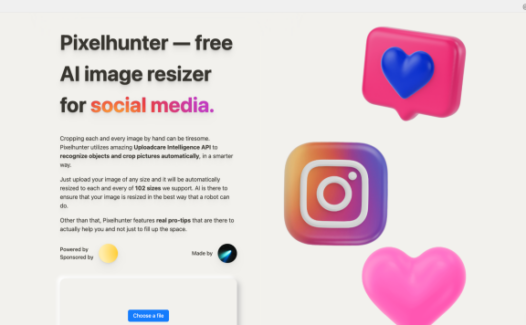 Pixelhunter：在线AI图像缩放器