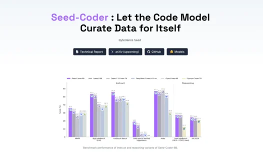 Seed-Coder:字节跳动最新推出的开源代码模型