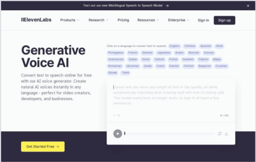 Voice Changer-ElevenLabs推出的AI语音转换工具