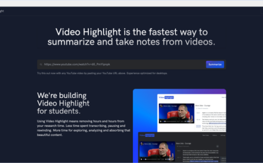 Video Highlight-AI视频摘要和笔记工具