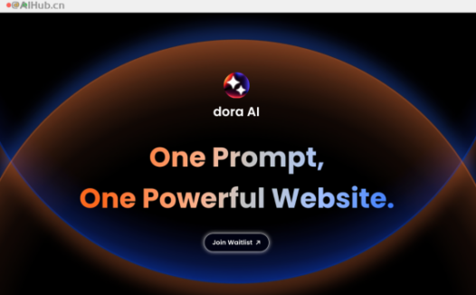 Dora AI – AI驱动的网站生成平台