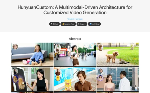 HunyuanCustom:腾讯混元开源的多模态定制化视频生成工具