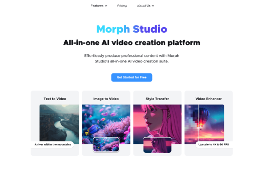 Morph Studio-一站式AI视频创作平台