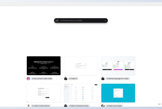 v0.dev-Vercel Labs发布的网站界面生成器