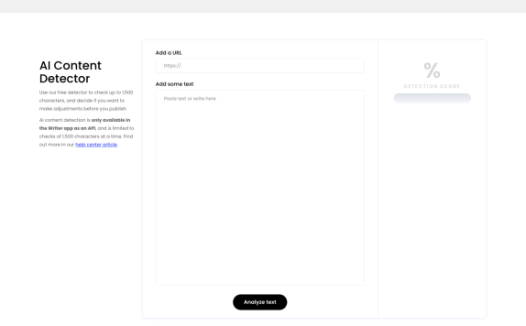 AI Content Detector-Writer推出的AI内容检测工具