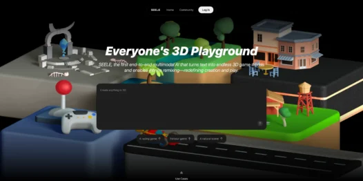 Seele AI- 全球首个AI生成3D游戏多模态大模型