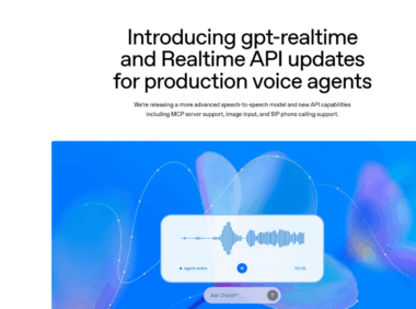 OpenAI发布语音AI Agent专用模型GPT-realtime